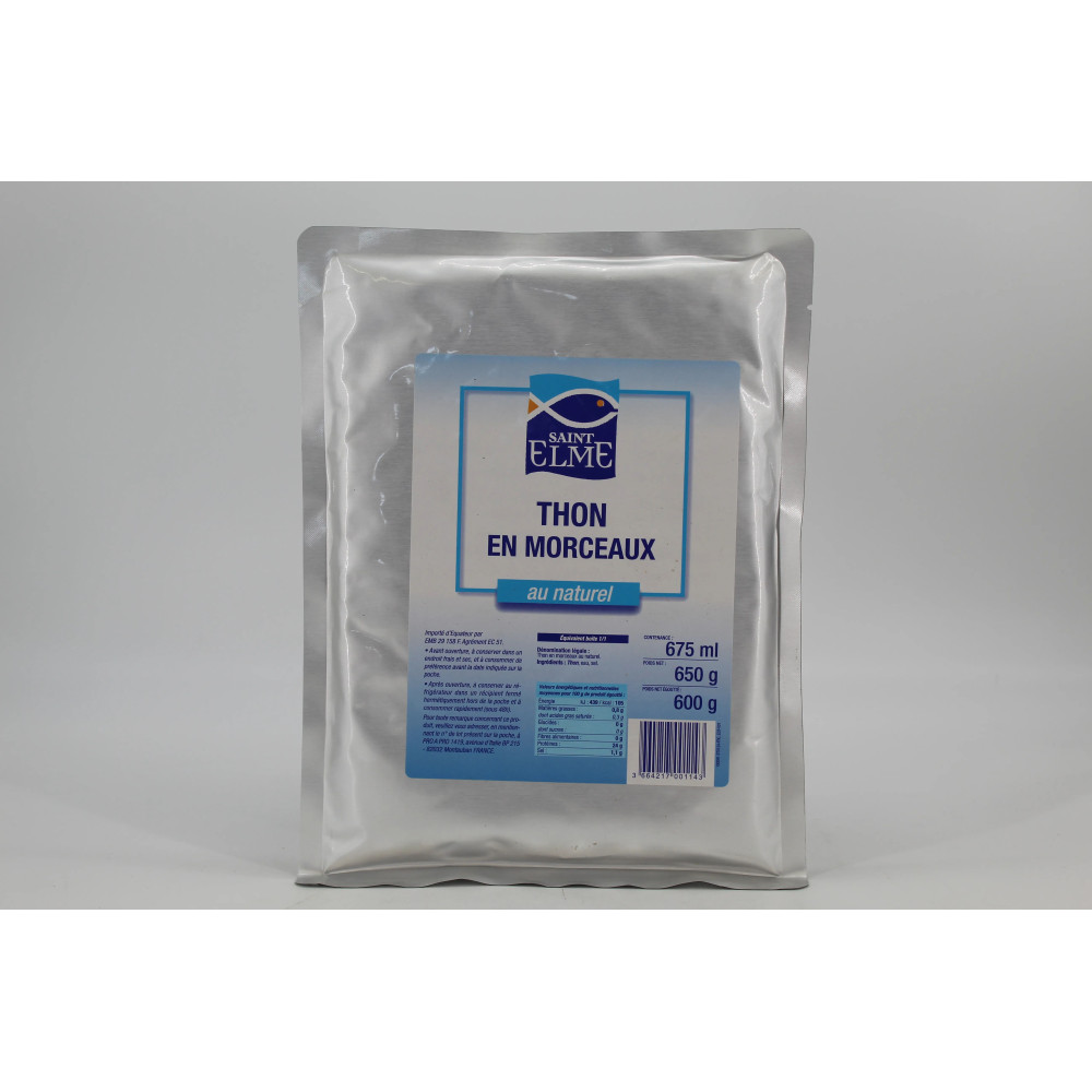 THON MORCEAUX AU NATUREL 600G