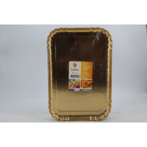 25 PLATEAUX TRAITEUR OR 19X28