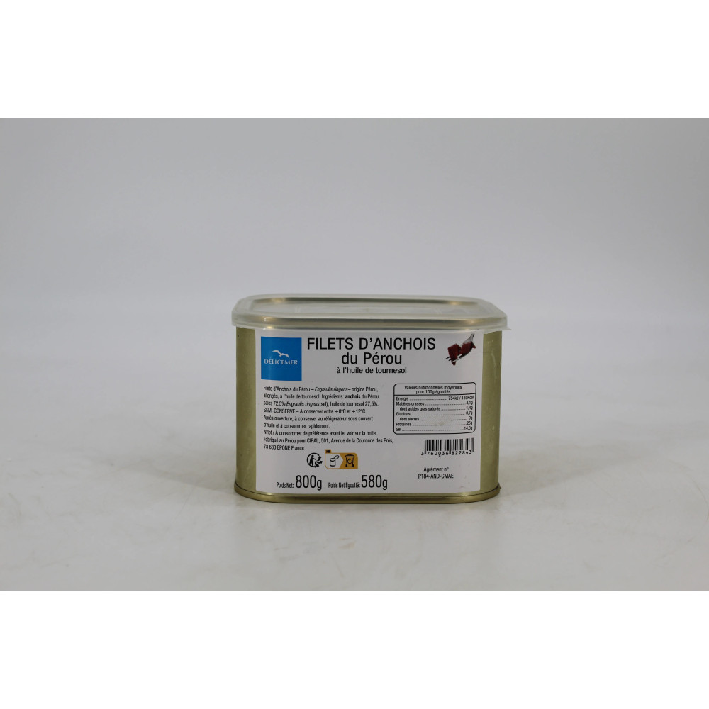 FILETS ANCHOIS PEROU 4/4 800G