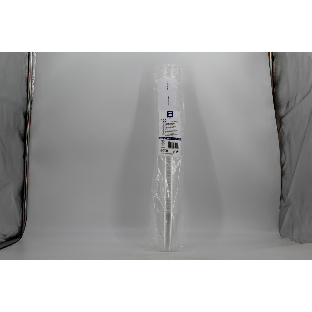 100 GOBELET REUT 10CM TRANSPARE