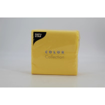 100 SERV 1 PLI 33X33 JAUNE