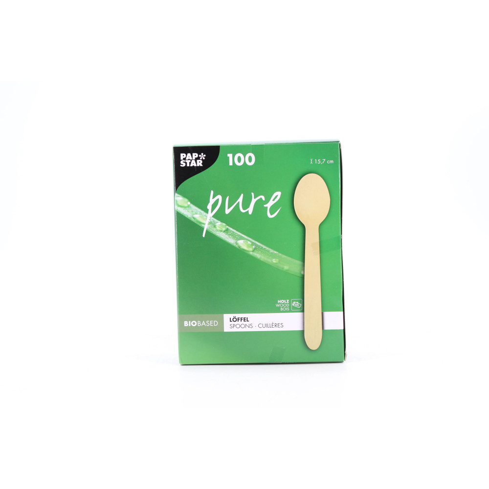 100 CUILLERES DE BOIS PURE 157