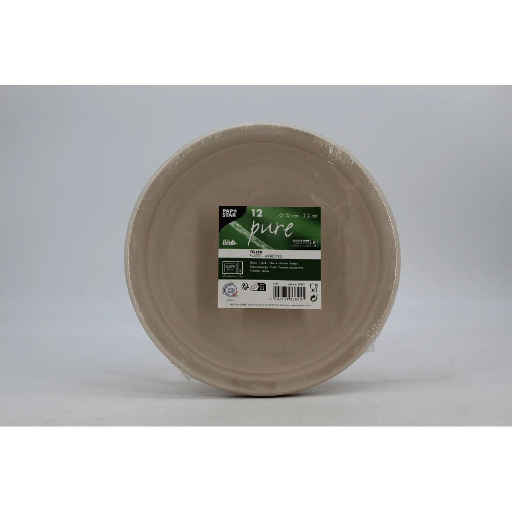 12 ASSIETTES DIAM 23CM