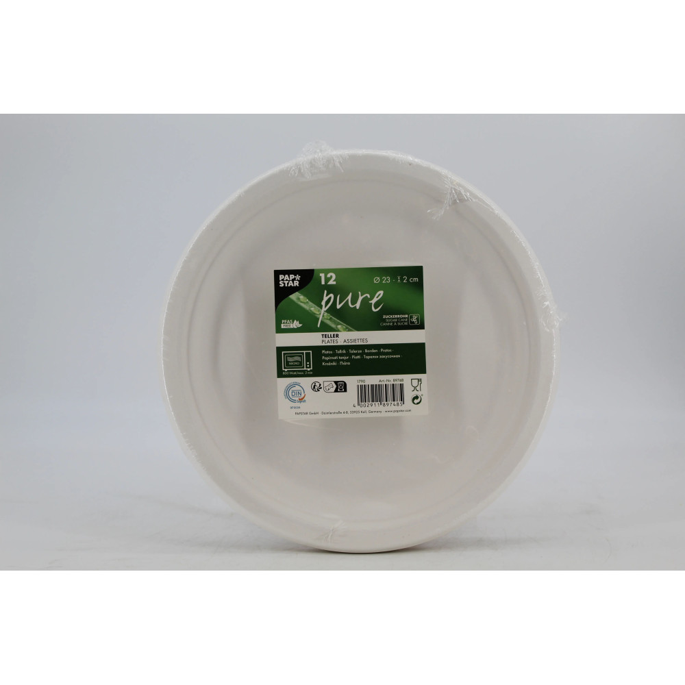 12 ASS Ã˜ 23 CM   2 CM BLANC