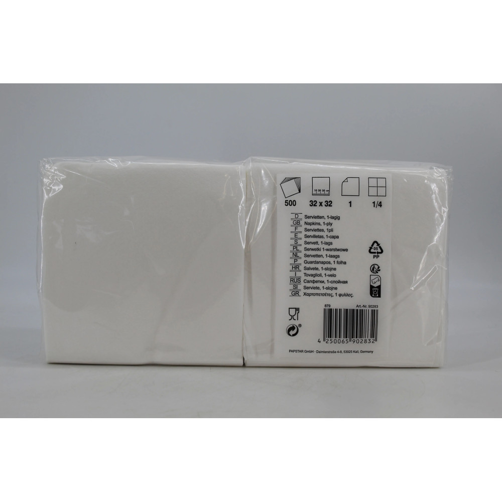 500 SERV, 1 P 32 CM X 32 CM BLA