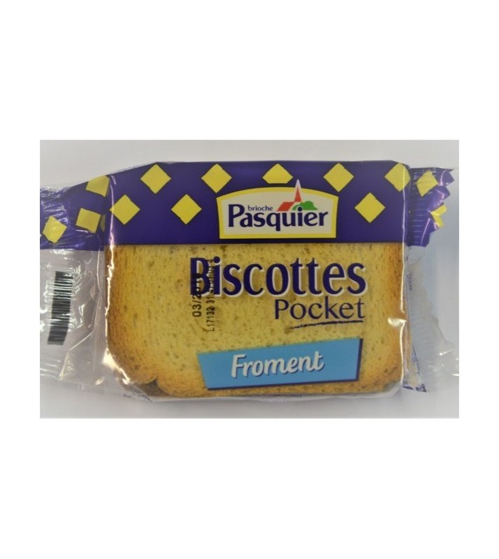 Biscotte au froment en paquet 675 g PASQUIER - Grossiste Biscottes et pains  grillés - EpiSaveurs